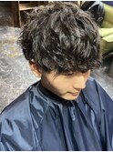 束感スパイラルパーマ