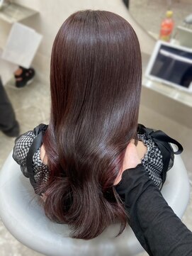 ラルム 新宿(LARME SHINJUKU) ブリーチなしラベンダーブラウン/インナーカラー【Kaya】