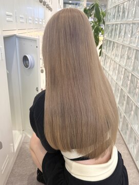 サンクプロジェクト(cinq PROJECT) 韓国風ミルクティーベージュブラウンカラーグレージュカラー