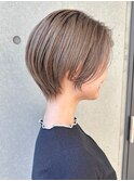 ボブウルフハッシュカットショートウルフボブ小顔カット