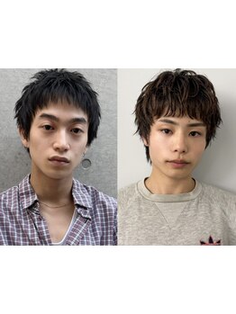 似合わせカットで骨格に合わせた提案◎[メンズカット/メンズサロン/スパイキーショート/メンズパーマ]
