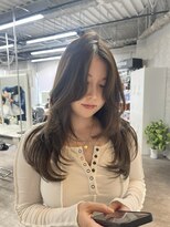 リミットバイアフィナー 大宮店(limit by Afinar) 韓国風レイヤーカット×オリーブベージュ