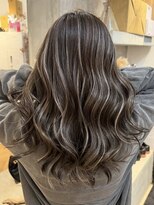 ディモアンド 表参道(Dimo&)&nbsp;xハイライト/イメチェン/ホワイトブロンド/外ハネボブ/美髪/