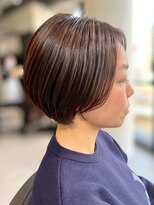 ワンバイジエクト 梅田&nbsp;似合わせショート/ココアグレージュ/ショートボブ