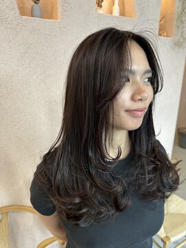 トリコ アヴェダ ららテラス北綾瀬(tricot AVEDA) ロングヘア/レイヤーカット/ナチュラルブラウン