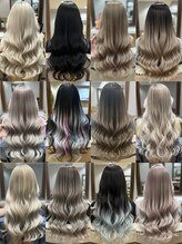 エクステで長さも色も自由自在♪ヘアデザインを楽しむ♪