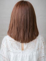 モッズヘア 越谷(mod's hair)&nbsp;ハイトーンカラーチェリーレッド艶感ストレートX越谷20代30代