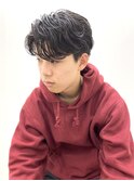 パーマ/フェザーパーマ/ニュアンスパーマセンターパート【仙台】