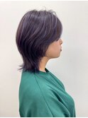 大人ガーリー/ダークアッシュ/似合わせカット/ミディアムレイヤ