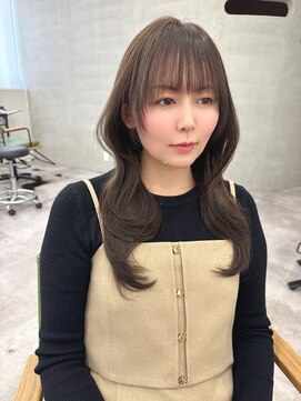 トルクアータ 伏見(torquata) 韓国ヘア/くびれヘア/くびれ巻き/ミディアム/ミディアムレイヤー