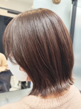 ヘアースタジオ ジェイワン(hair studio J ONE) グレージュボブ/20代30代40代/大人ボブ/くびれボブ/外ハネボブ