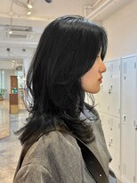 クラフト ヘア デザイン(CRAFT HAIR DESIGN) black × butterfly layer