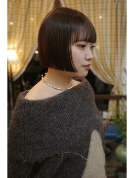 チャプター 問屋町(chapter) ミニボブ前下がりボブハンサムショートボブ