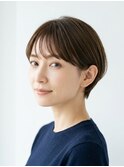 大人ショート×アッシュベージュ