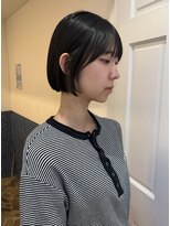 ラパンセ ブルー(LA PENSEE BLEU)&nbsp;ぱつっとbob ストレートパーマ