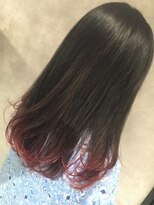 アンククロス 表参道(ANKH CROSS) チェリーレッド×襟グラデーション