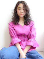 パーマ ロングヘア
