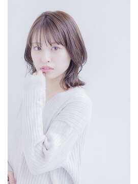 ラフ フロム ガーデン(Laf from GARDEN) 【寺尾拓巳】大人かわいいくびれレイヤーイルミナカラーボブ