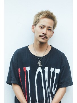 メンズサロンドットリアン(dot. lien) 【men’s salon dot. Tokyo】ブロンドショートアップバング