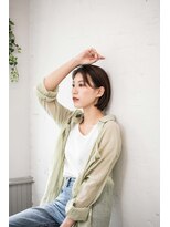 カリン 横浜店(carin) 【carin横浜】ショートボブ/大人かわいいヘア/マロンベージュ