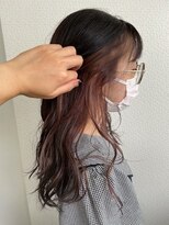 グリー ヘアープロデュース(Gree hair produce) 【Gree小川真由美】インナーカラー*グレー*パープル*ロングヘア