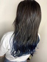 フロート 小阪店(float)&nbsp;グラデーションカラー_マロンベージュ Aラインボブ かきあげ