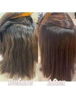 ラブクロムトーキョー オモテサンドウ(LOVECHROME OMOTESANDO)&nbsp;美髪ストレート　髪質改善　ミディアム