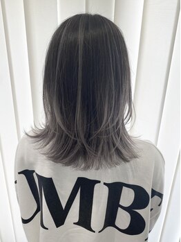 シールドヘアプロデュース(C’LD hair produce)の写真/ケアブリーチ/Wカラー/ハイライト/バレイヤージュなど多彩なカラーをご用意*髪を傷ませずに理想の髪色に♪