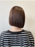 パツッとまとまるボブ
