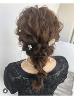 コルル 渋谷(COLULU)&nbsp;プードルヘアセット♪ 結婚式 パーティースタイル
