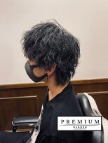 プレミアムバーバー 表参道店(PREMIUM BARBER produce by HIRO GINZA)&nbsp;メンズショートウルフスタイル×パーマ