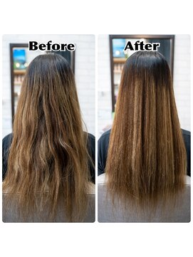 ビート(Beat) 他サロンで断られた髪もSins式酸性ストレートで艶髪に