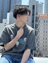 ツイストスパイラルパーマ　メンズ　名古屋　眉毛