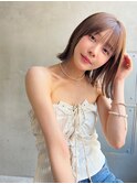 ブラウンアッシュ×ハイライト