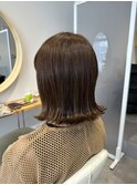 切りっぱなしボブ