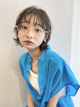 コハクビューティ(COHAKU beauty) 抜け感たっぷりの『ウェーブボブ』は学生さんにも人気☆☆