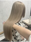 ホワイトミルクティー/ケアブリーチ/シールエクステ
