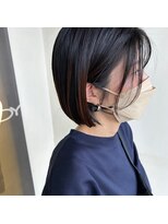 シャンプー ボーイ 宮崎柳丸店(SHAMPOO BOY) 切りっぱなしボブ/顔周りレイヤー