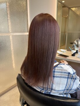 エレノア 梅田店(Eleanor) ブリーチ無しピンクベージュ