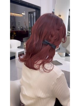 アオ 甲府本店(AO) AO hair チェリーpink