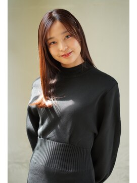 ヘアーループレル(Hair ruup Rell design works) ナチュラルチェリーレッドカラー