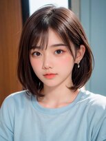 ラベスト キョウト(LOVEST)&nbsp;品性が溢れる重めのショートボブ○20代30代40代○