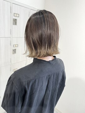 パプスドコワフュール 甲子園口店(Pap's de coiffeur) 裾カラー