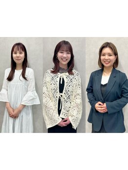経験豊富な女性スタッフが多数在籍☆髪のお悩みに親身に寄り添い、一人一人の理想のスタイルを叶えます♪