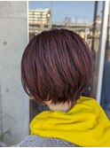 20代30代40代ミニボブショコラアッシュ透明感小顔ブリーチなし
