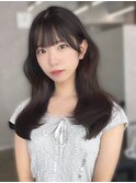 ★10代20代30代美髪ローレイヤーワンホン韓国風地毛風カラー