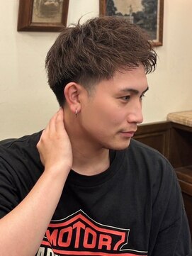 ヒロギンザ 新橋日比谷口店(HIRO GINZA) ツーブロアップバング/マッシュパーマ/ハイライト/ウルフ/波巻き