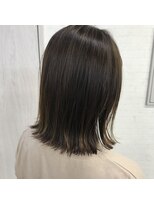 マルフェ 天王寺(marfe)&nbsp;シアーベージュ☆切りっぱなしボブ/外ハネボブ20代30代40代50代