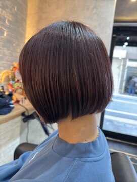 ウィローズ(WILLOW'S) 大人かわいい耳かけ丸みショートボブ20代30代40代髪型