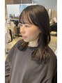 スロウヘアシェア(slow hair×share)&nbsp;暗髪でも透明感のでるオリーブグレージュ